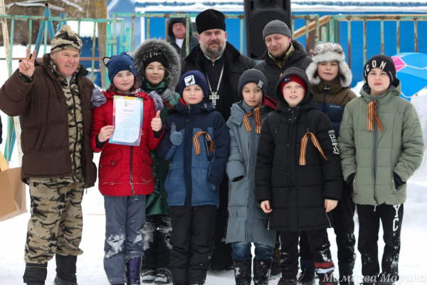 Воскресные школы благочиния приняли участие в спортивных соревнованиях «Зимние забавы»