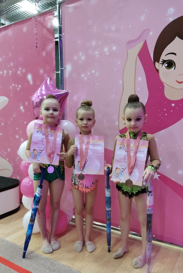 Прошли открытые соревнования по художественной гимнастике " Little lady's cup "