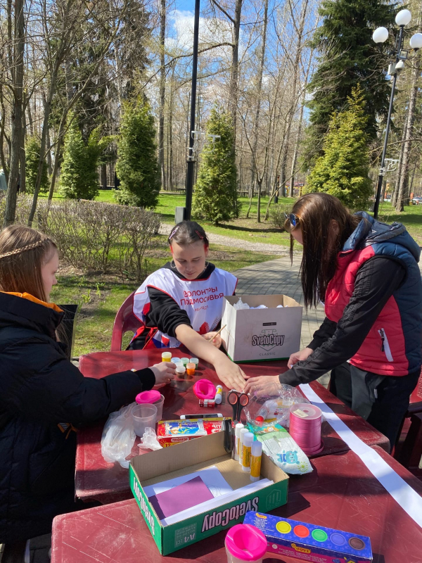 В парке «Москворецкий» прошли мастер классы для детей и их родителей