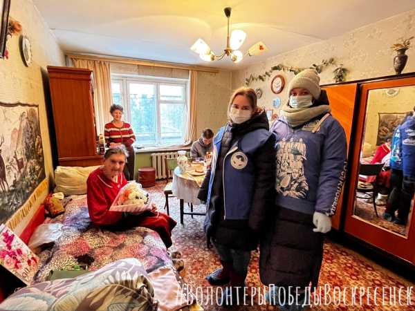 #ВолотерыПобедыВоскресенск поздравили с Днём рождения участницу Великой Отечественной войны Татьяну Николаевну Смирнову