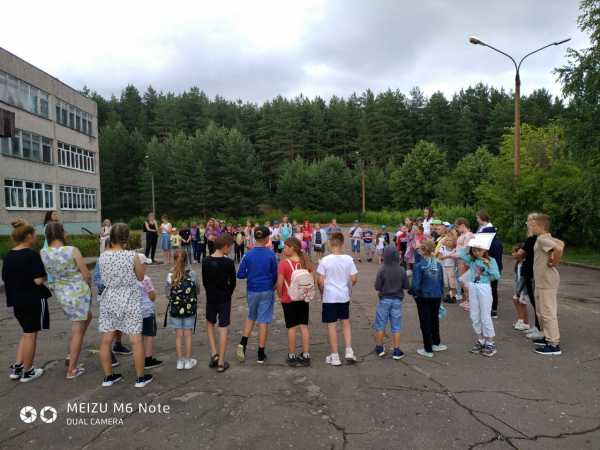 Последний день работы летнего лагеря "Алые паруса"